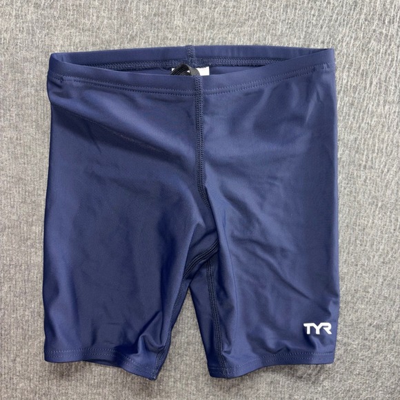 TYR Other - TYR Boys Solid Jammer Swim Shorts Navy Blue Size 22 RJAM1Y UPF 50+ NWT